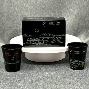 Lootcrate Battlezone 1980 Shot Glass Set w/ Box Video Game Arcade Collectible